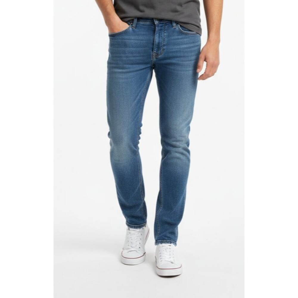 Hollister Epic Flex Skinny Jeans Men’s 31x32 Medium Wash Blue Denim Stretch EUC